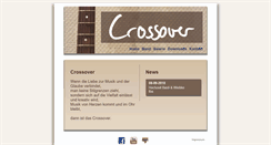 Desktop Screenshot of crossover-live.de
